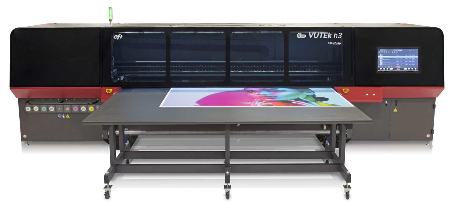 Set The Standards High With the EFI™ VUTEk H3 Hybrid Inkjet Printer