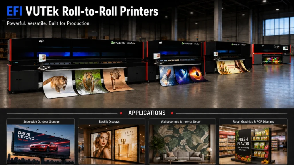 EFI VUTEk Roll-to-Roll Printers