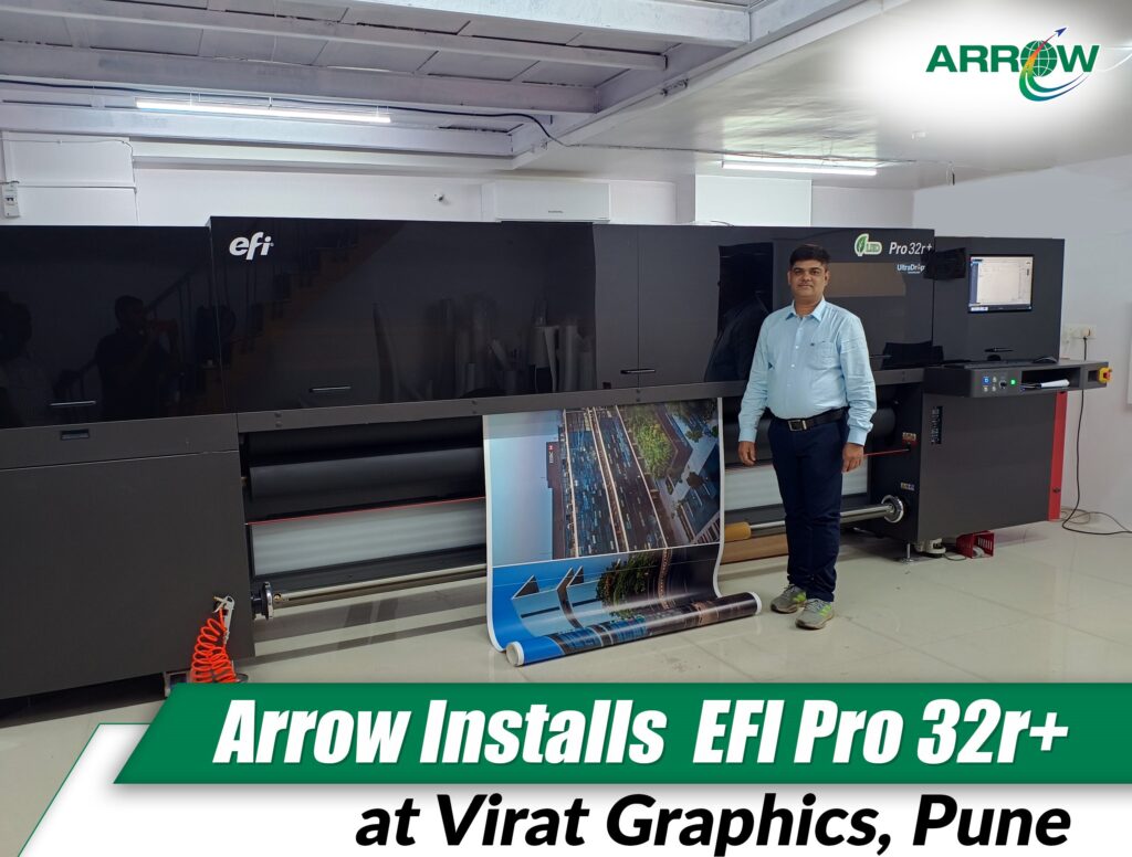 Arrow Installs EFI Pro 32r+ at Virat Graphics