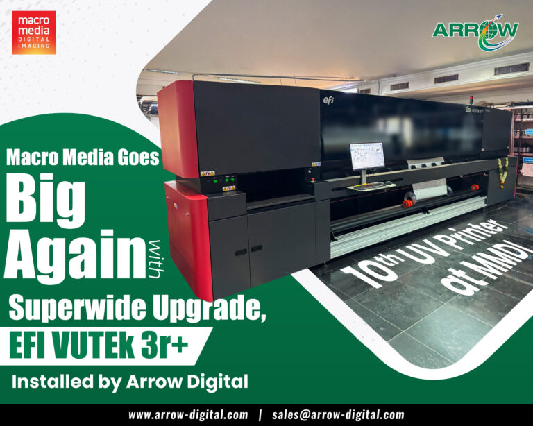 Macro Media Digital Imaging Strengthens Its Print Leadership with the EFI VUTEk 3r+ Installation