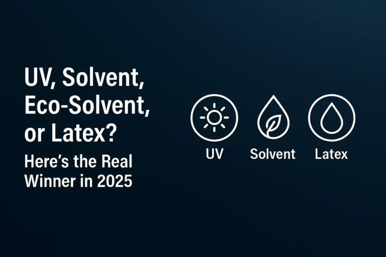UV, Solvent, Eco-Solvent or Latex? Here’s the Real Winner in 2025