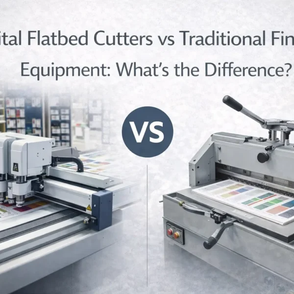 Digital Flatbed Cutters vs Traditional Finishing
