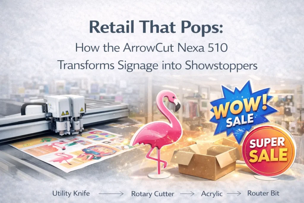 ArrowCut Nexa 510 Transforms Signage