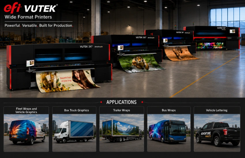 EFI VUTEk roll-to-roll for vehicle graphics