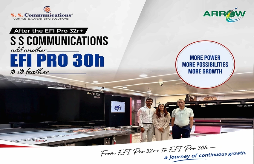 S S Communications , Jabalpur Elevates Printing Capabilities with the EFI Pro 30h Hybrid Printer